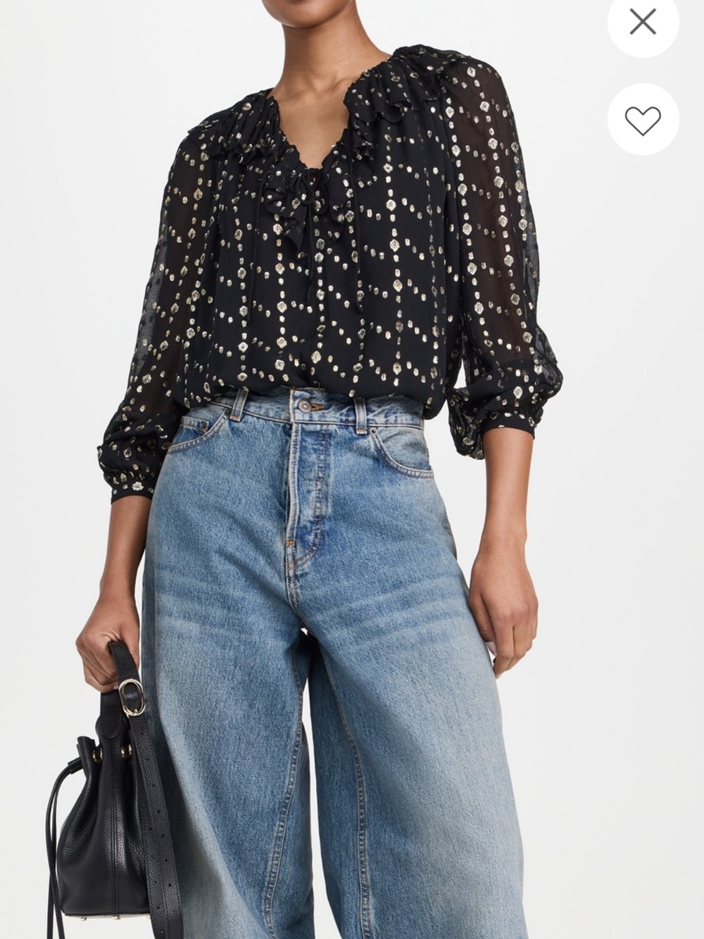 Ulla Johnson Emilie Blouse Size 2 Worn one time - Picture 3 of 5